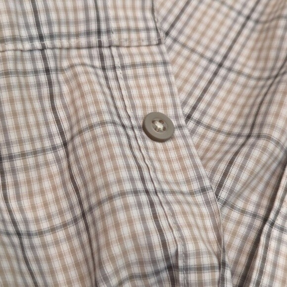 Van Heusen Traveler Men's Plaid Short Sleeve Button Down Shirt Size 2XLT - Picture 7 of 8